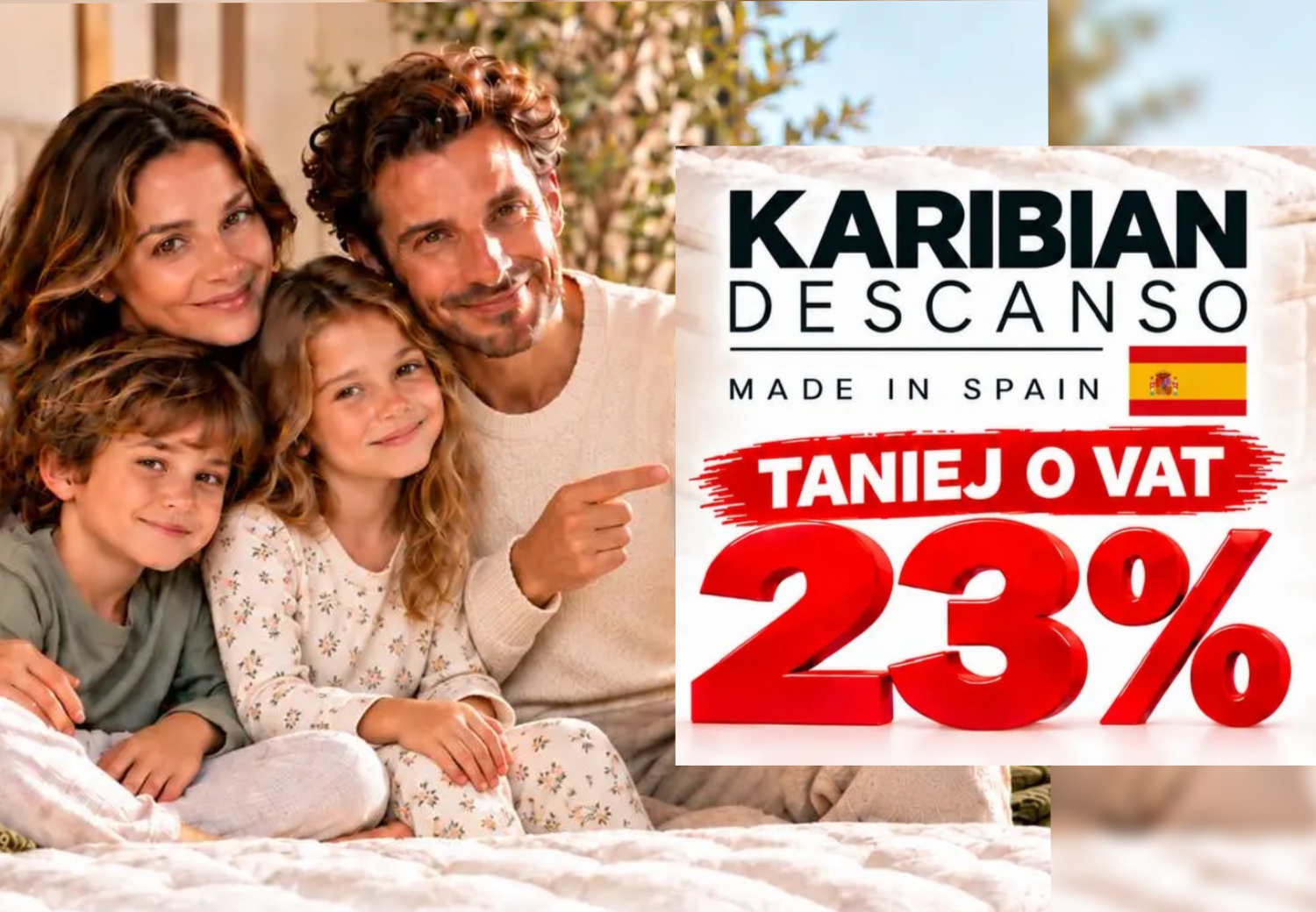 Promocja materace KARIBIAN 07.10-09.11.26